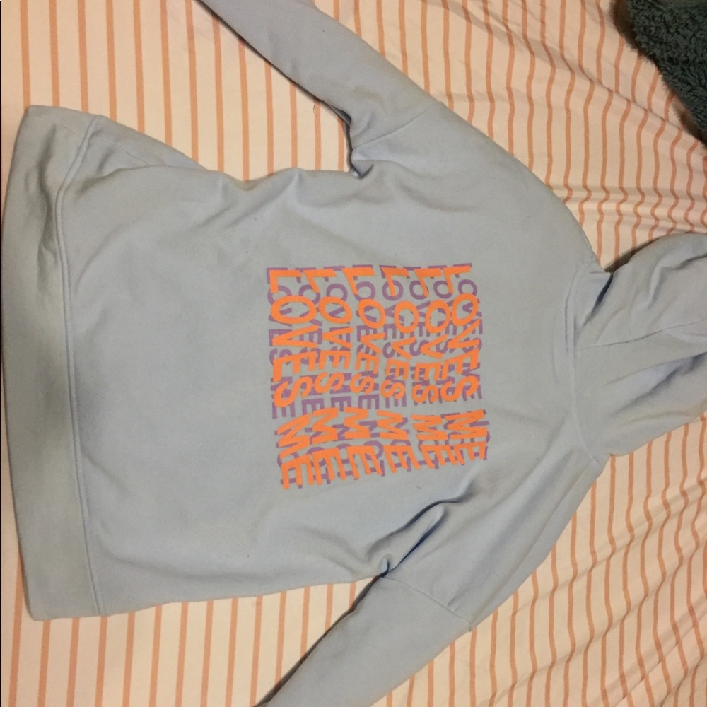 Women’s baby blue hoodie